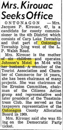 Superior Shores Resort (Johnsons Motel & Resort) - May 1972 Article